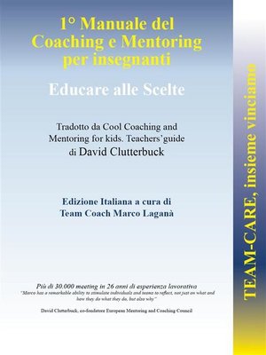 cover image of 1° Manuale di Coaching e Mentoring per insegnanti